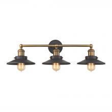 Bathroom Fixtures Lighting Cates At Elements Elk Lighting 67182 3 English Pub Light Vanity In Tarnished Graphite